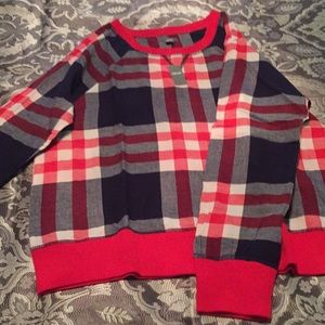 Crew neck pajama top